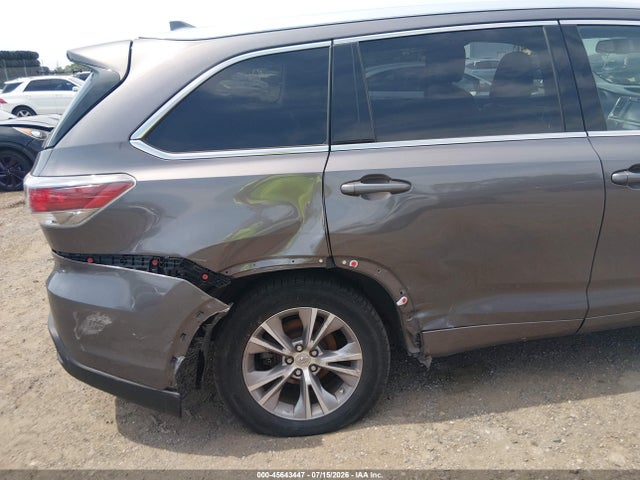 Toyota Highlander Xle V6 2015 5TDJKRFHXFS190167 Image 6