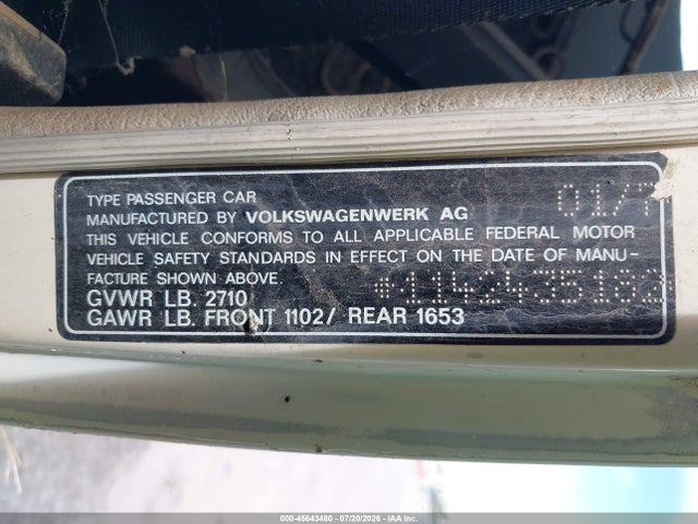Продажа на аукционе авто 1974 Volkswagen Beetle, vin: 1142435182, номер лота: 45643480