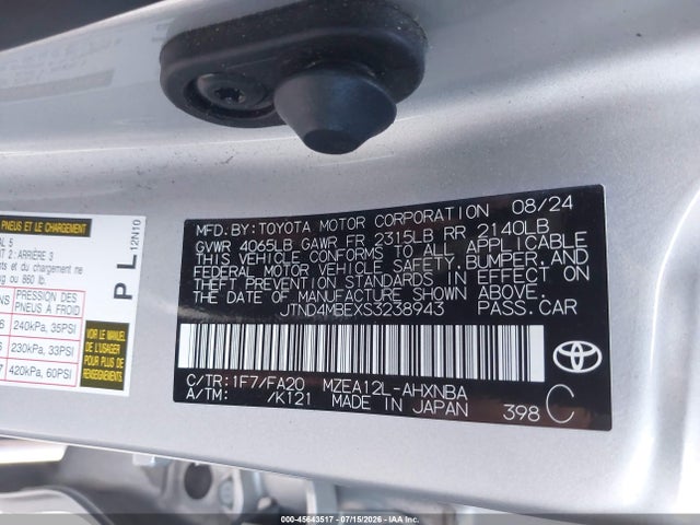 Toyota COROLLA SE 2025 JTND4MBEXS3238943 Image 9