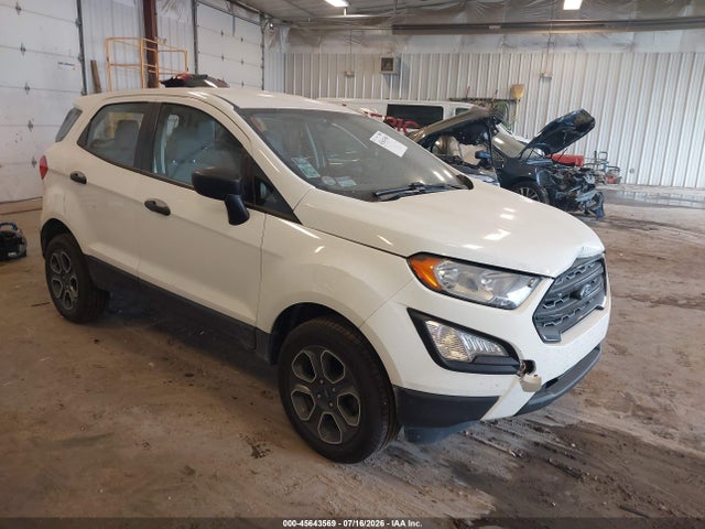 2019 Ford Ecosport S მანქანა იყიდება აუქციონზე, vin: MAJ6S3FL7KC299887, აუქციონის ნომერი: 45643569