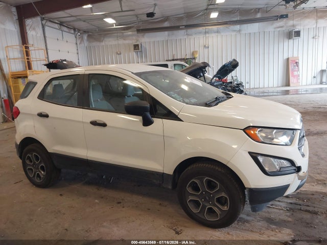 2019 Ford Ecosport S მანქანა იყიდება აუქციონზე, vin: MAJ6S3FL7KC299887, აუქციონის ნომერი: 45643569