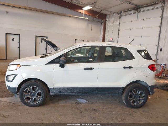 2019 Ford Ecosport S მანქანა იყიდება აუქციონზე, vin: MAJ6S3FL7KC299887, აუქციონის ნომერი: 45643569