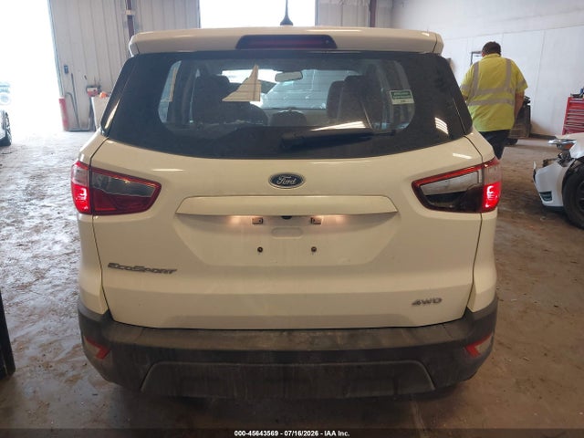 2019 Ford Ecosport S მანქანა იყიდება აუქციონზე, vin: MAJ6S3FL7KC299887, აუქციონის ნომერი: 45643569
