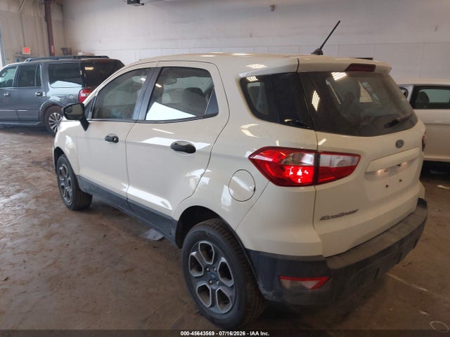 2019 Ford Ecosport S მანქანა იყიდება აუქციონზე, vin: MAJ6S3FL7KC299887, აუქციონის ნომერი: 45643569