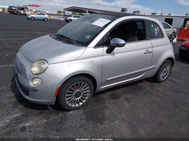 45643571 :رقم المزاد ، 3C3CFFER9CT109249 vin ، 2012 Fiat 500c Lounge مزاد بيع