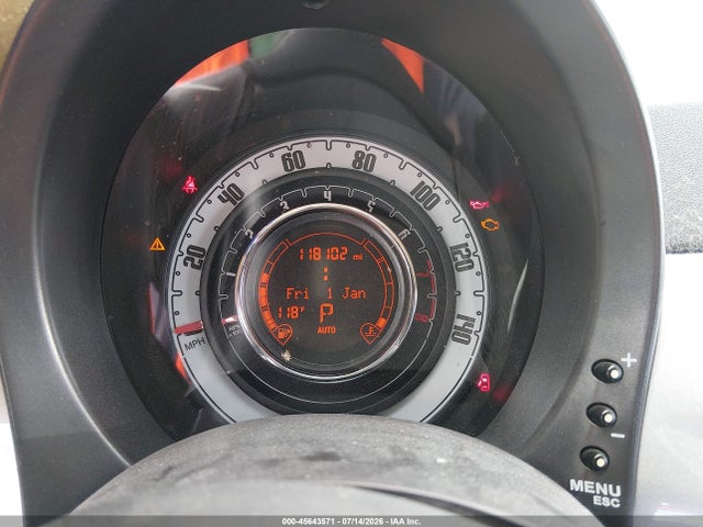 45643571 :رقم المزاد ، 3C3CFFER9CT109249 vin ، 2012 Fiat 500c Lounge مزاد بيع