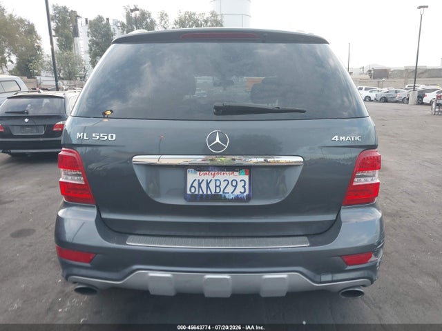 45643774 :رقم المزاد ، 4JGBB7CB7AA589189 vin ، 2010 Mercedes-benz Ml 550 4matic مزاد بيع