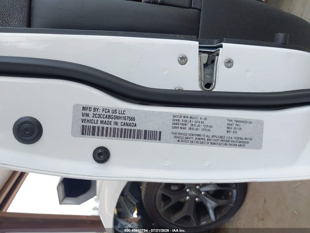 Chrysler 300 S 2022 2C3CCABG0NH167566 Image 9