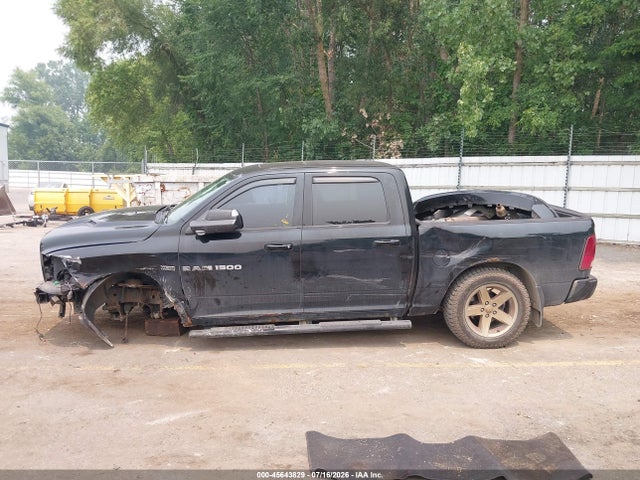 45643829 :رقم المزاد ، 1C6RD7MTXCS167037 vin ، 2012 Ram 1500 Sport مزاد بيع