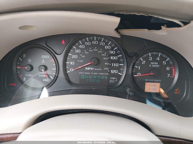 Продаж на аукціоні авто 2002 Chevrolet Impala Ls, vin: 2G1WH55K629220352, номер лоту: 45643935
