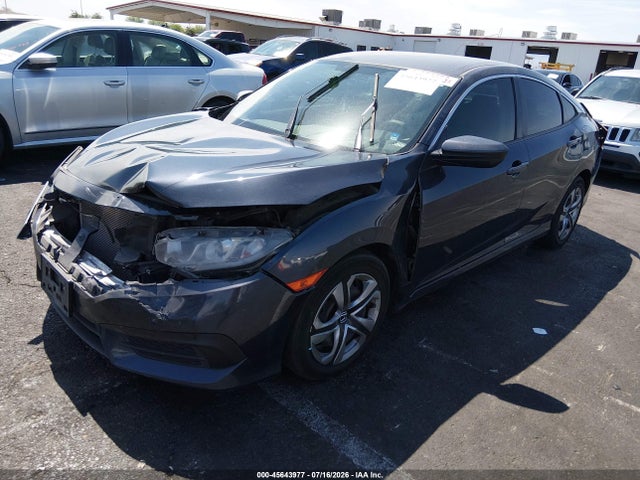 Honda Civic Lx 2018 2HGFC2F53JH565454 Image 2