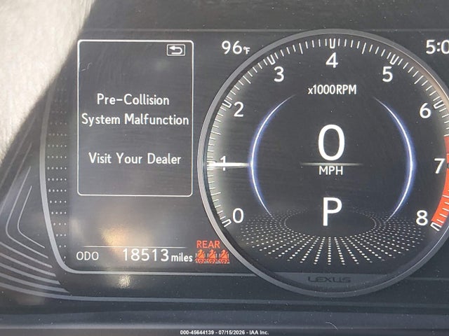 Aukcja sprzedaży 2022 Lexus Ux 200, vin: JTHX3JBH5N2045945, numer aukcji: 45644139
