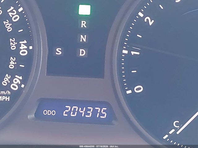 Aukcja sprzedaży 2008 Lexus Is 250, vin: JTHBK262685051975, numer aukcji: 45644200