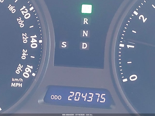 Aukcja sprzedaży 2008 Lexus Is 250, vin: JTHBK262685051975, numer aukcji: 45644200
