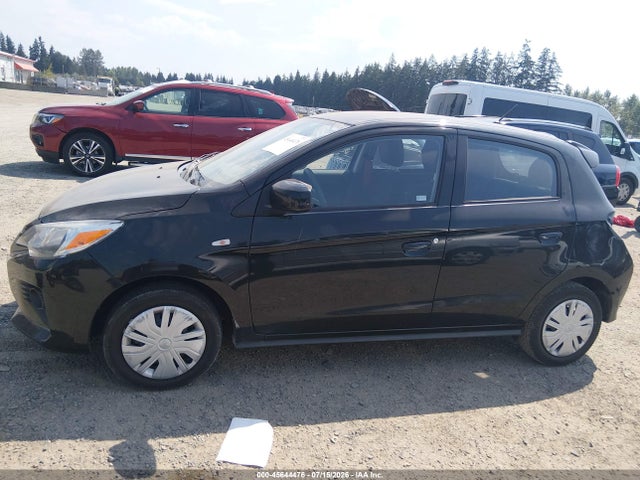 2021 Mitsubishi Mirage Carbonite Edition/es/le მანქანა იყიდება აუქციონზე, vin: ML32AUHJ1MH012906, აუქციონის ნომერი: 45644476
