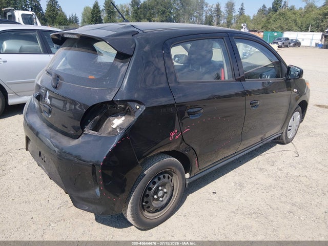 2021 Mitsubishi Mirage Carbonite Edition/es/le მანქანა იყიდება აუქციონზე, vin: ML32AUHJ1MH012906, აუქციონის ნომერი: 45644476