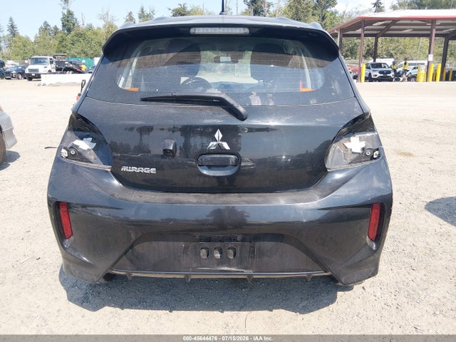 2021 Mitsubishi Mirage Carbonite Edition/es/le მანქანა იყიდება აუქციონზე, vin: ML32AUHJ1MH012906, აუქციონის ნომერი: 45644476