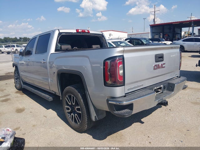 Продажа на аукционе авто 2018 Gmc Sierra 1500 Slt, vin: 3GTU2NECXJG493100, номер лота: 45644481