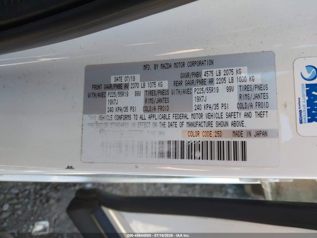 Mazda Cx-5 Grand Touring 2019 JM3KFADM3K1669720 Image 9