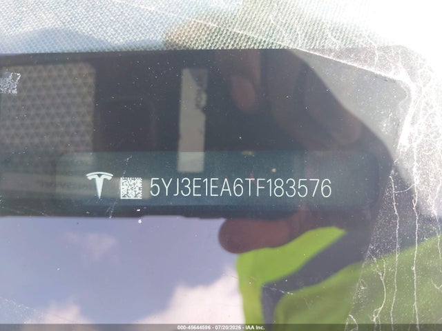 45644596 :رقم المزاد ، 5YJ3E1EA6TF183576 vin ، 2026 Tesla Model 3 Premium Rear-wheel Drive/rear-wheel Drive مزاد بيع