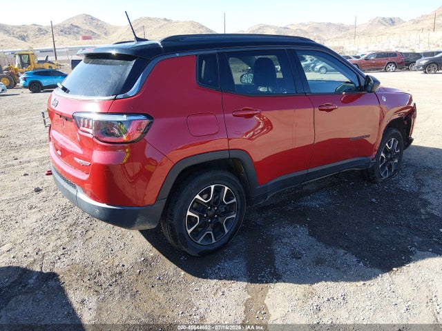 Auction sale of the 2021 Jeep Compass Trailhawk 4x4, vin: 3C4NJDDB4MT574311, lot number: 45644652