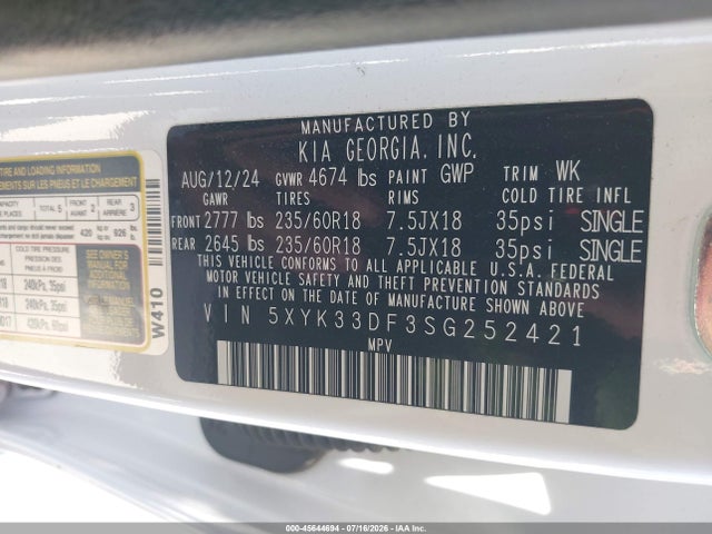 KIA Sportage Ex 2025 5XYK33DF3SG252421 Image 9