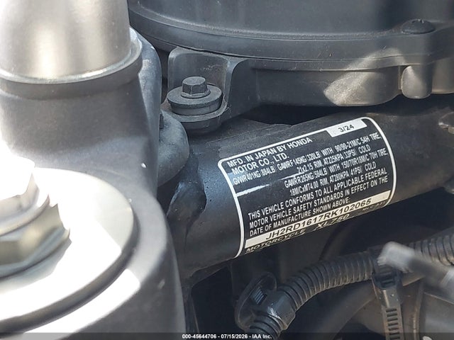 JH2RD1617RK102065 Honda Xl750