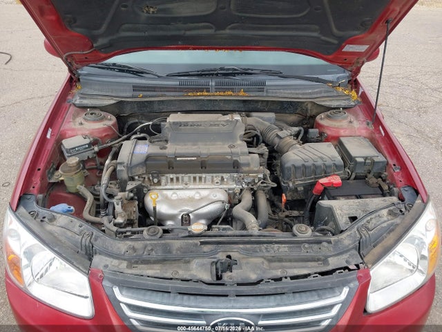 Aukcja sprzedaży 2009 Kia Spectra Ex, vin: KNAFE222195641998, numer aukcji: 45644750