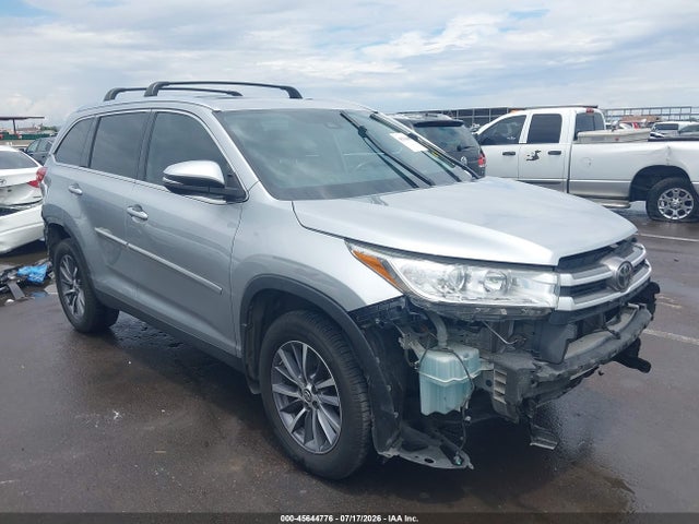 Toyota Highlander Xle 2019 5TDJZRFH5KS981499 главное изображение