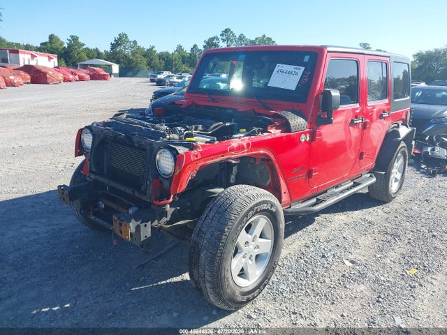 2015 Jeep Wrangler Unlimited Sport მანქანა იყიდება აუქციონზე, vin: 1C4BJWDG7FL670944, აუქციონის ნომერი: 45644826