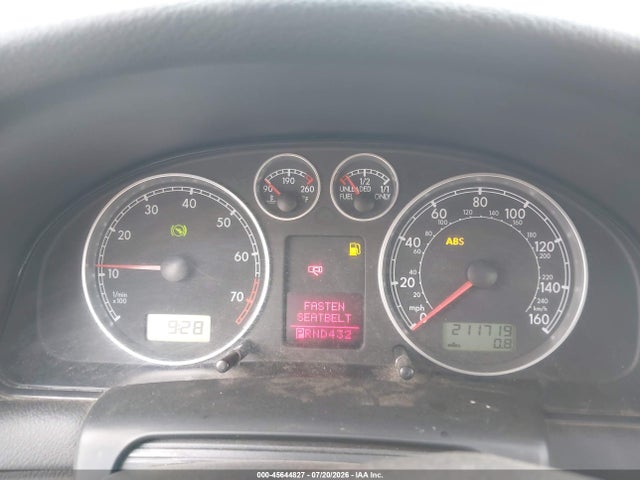 Aukcja sprzedaży 2001 Volkswagen Passat Gls, vin: WVWPD63B91P140947, numer aukcji: 45644827