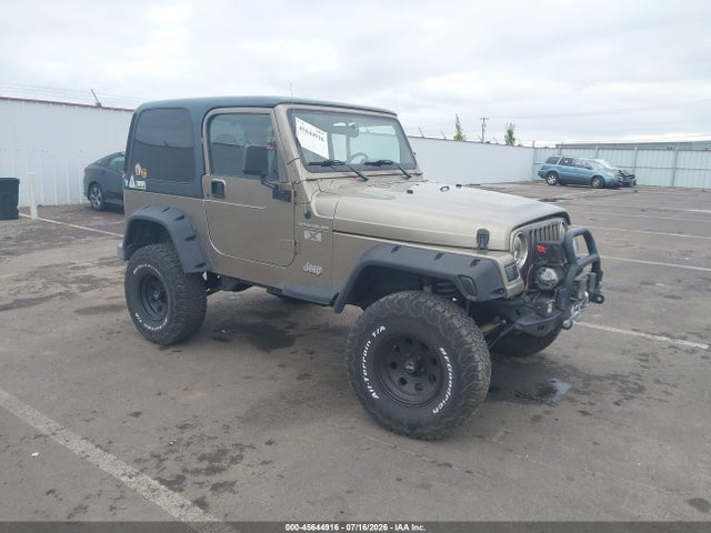 45644916 :رقم المزاد ، 1J4FA39S42P769795 vin ، 2002 Jeep Wrangler X مزاد بيع