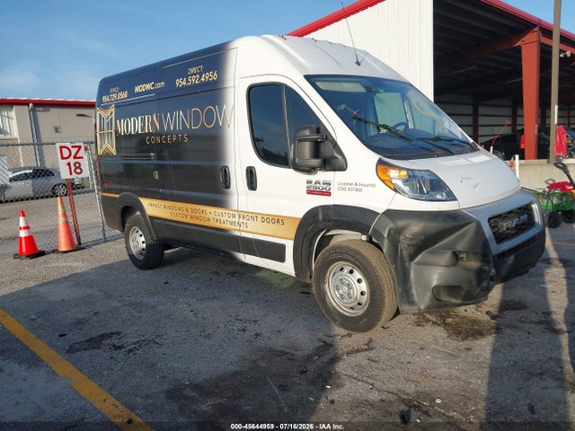 Auction sale of the 2021 Ram Promaster 2500 High Roof 136 Wb, vin: 3C6LRVCG8ME518046, lot number: 45644959