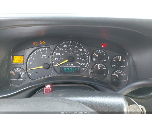 45645041 :رقم المزاد ، 1GTGK13U72F234634 vin ، 2002 Gmc Sierra 1500hd Sle مزاد بيع