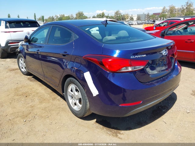 Hyundai ELANTRA SE 2014 5NPDH4AE1EH539393 Image 3