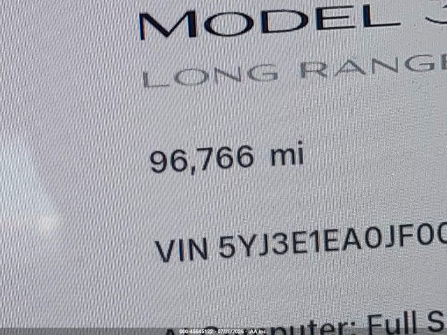 Tesla Model 3 Long Range/mid Range 2018 5YJ3E1EA0JF002968 Image 16