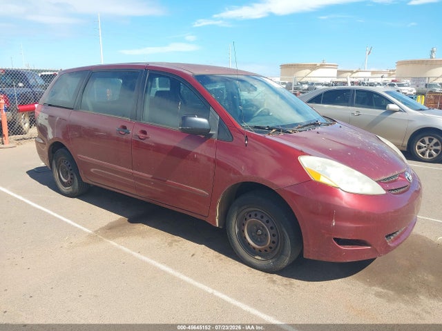 2007 Toyota Sienna Le მანქანა იყიდება აუქციონზე, vin: 5TDZK23C57S031013, აუქციონის ნომერი: 45645152