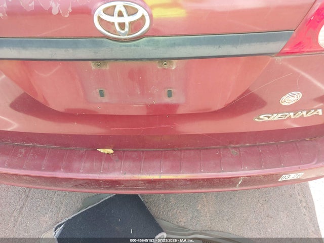 2007 Toyota Sienna Le მანქანა იყიდება აუქციონზე, vin: 5TDZK23C57S031013, აუქციონის ნომერი: 45645152