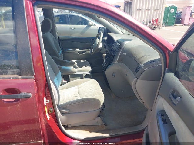 2007 Toyota Sienna Le მანქანა იყიდება აუქციონზე, vin: 5TDZK23C57S031013, აუქციონის ნომერი: 45645152