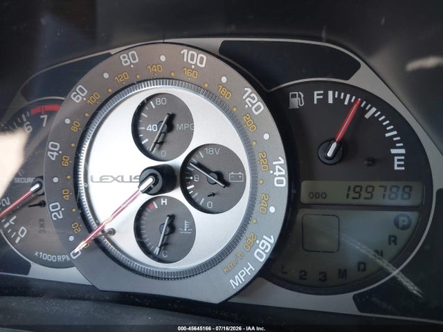 45645166 :رقم المزاد ، JTHBD192740084300 vin ، 2004 Lexus Is 300 مزاد بيع
