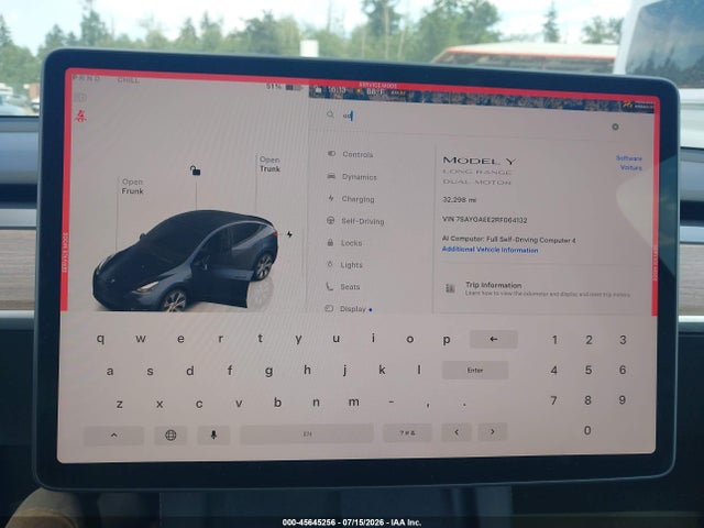Aukcja sprzedaży 2024 Tesla Model Y Long Range Dual Motor All-wheel Drive, vin: 7SAYGAEE2RF064132, numer aukcji: 45645256