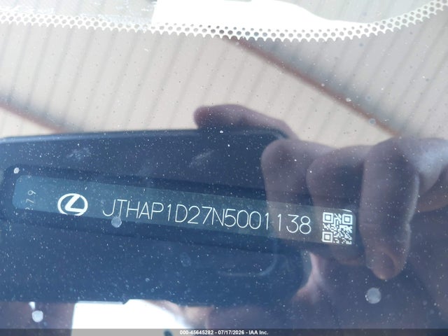 Продажа на аукционе авто 2022 Lexus Is 500 F Sport Performance Premium, vin: JTHAP1D27N5001138, номер лота: 45645282