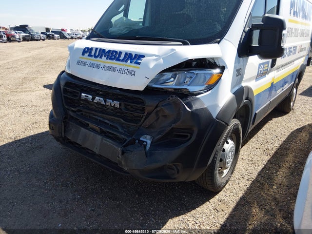 Продажа на аукционе авто 2023 Ram Promaster 2500 Low Roof 136 Wb, vin: 3C6LRVVG2PE598395, номер лота: 45645310