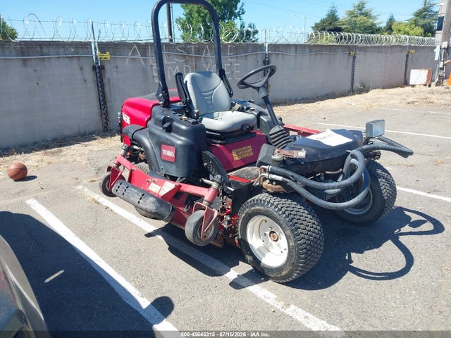 45645315 :رقم المزاد ، 315000103 vin ، 2015 Toro 31200 مزاد بيع