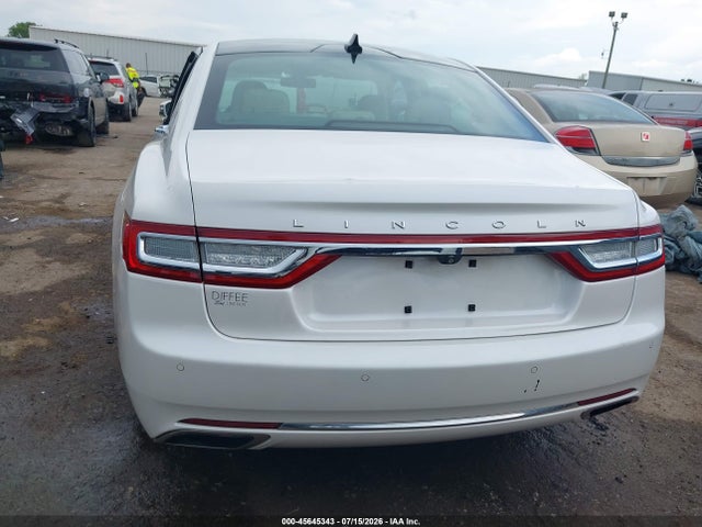 2019 Lincoln Continental Select მანქანა იყიდება აუქციონზე, vin: 1LN6L9SK0K5609403, აუქციონის ნომერი: 45645343