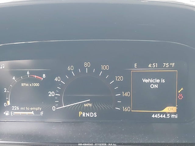 2019 Lincoln Continental Select მანქანა იყიდება აუქციონზე, vin: 1LN6L9SK0K5609403, აუქციონის ნომერი: 45645343