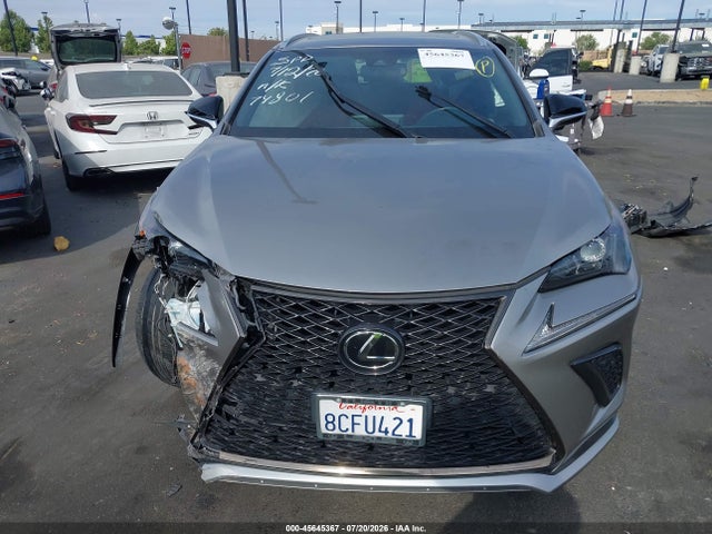 45645367 :رقم المزاد ، JTJYARBZ6J2094355 vin ، 2018 Lexus Nx 300 F Sport مزاد بيع