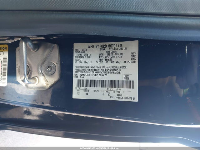 Ford Transit Connect Xl 2017 NM0GE9E79H1295421 Image 9