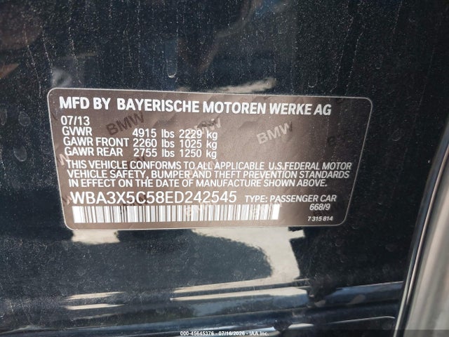 WBA3X5C58ED242545 BMW 328i Gran Turismo Xdrive