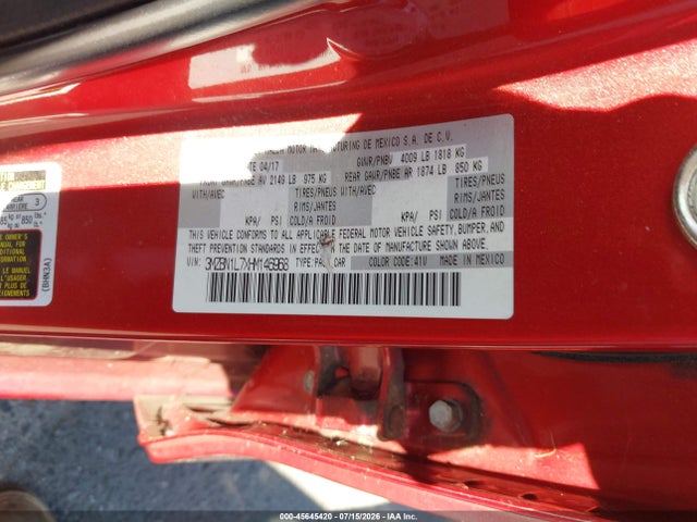 Mazda Mazda3 Touring 2017 3MZBN1L7XHM146968 Image 9